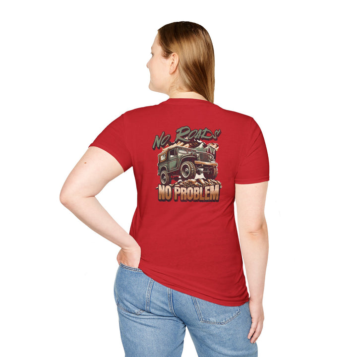No Roads No Problem Jeep T-Shirt