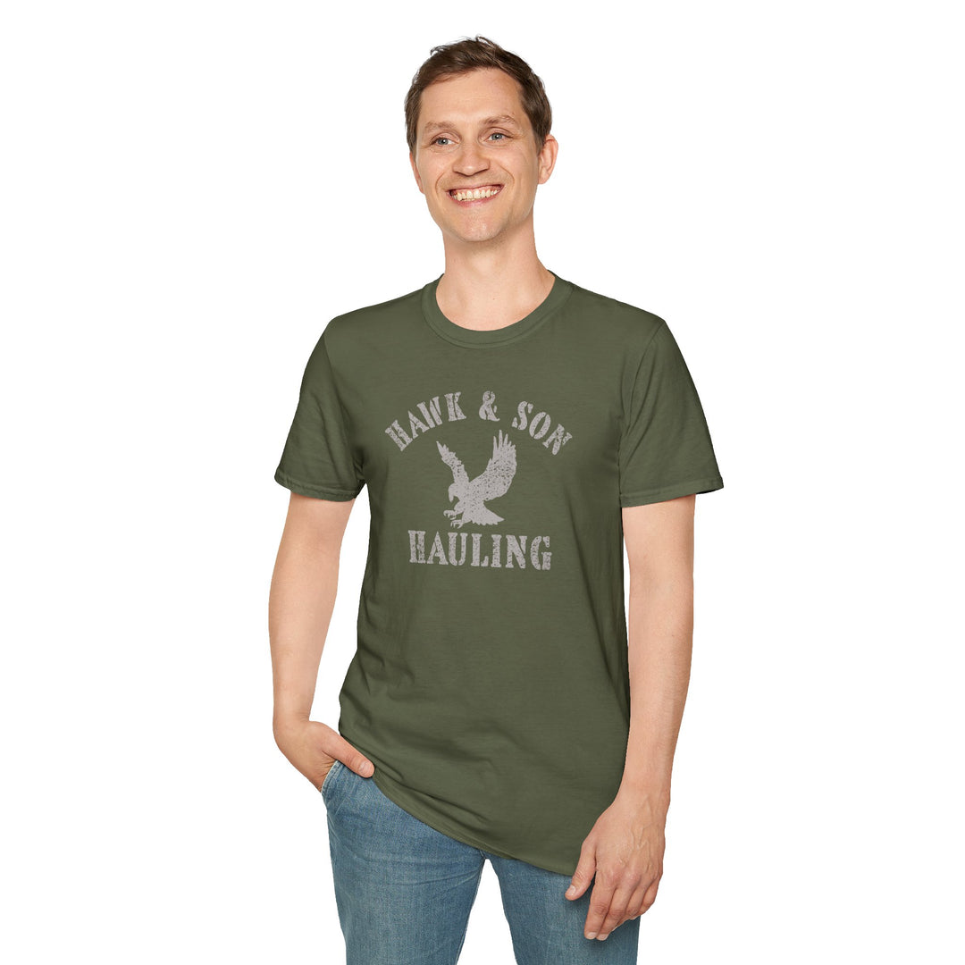 Hawk & Son Hauling Vintage Trucking T-Shirt