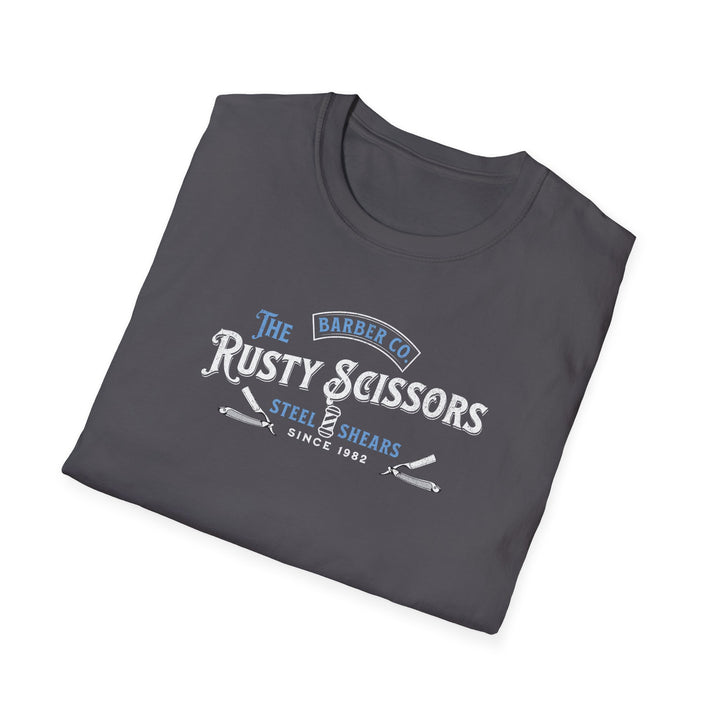 The Rusty Scissors Barber Shop T-Shirt