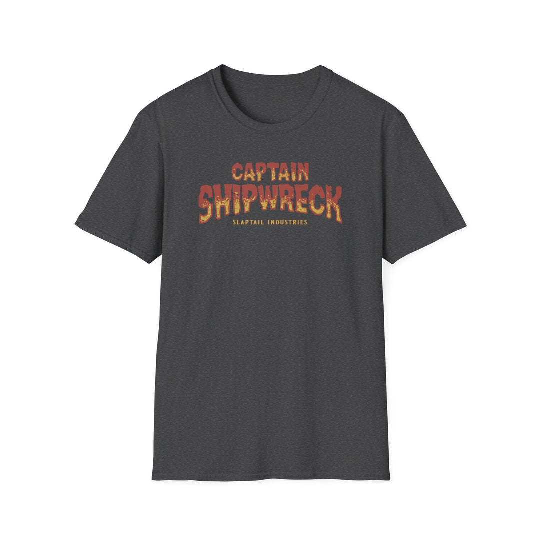 Captain Shipwreck T-Shirt — Pirate Crew Graphic Tee (Mutiny on the Barnacle)