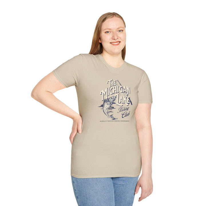 Michigan Lake Fishing Club T-Shirt — Vintage Angler Tee