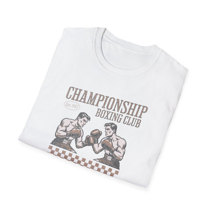 Boxing Club T-Shirt – Championship Vintage Fighters Graphic Tee