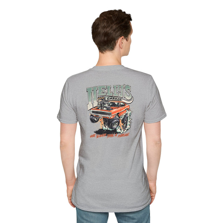 T-Shirt — 'Nelly's Garage' Gasser Edition Vintage Logo Tee