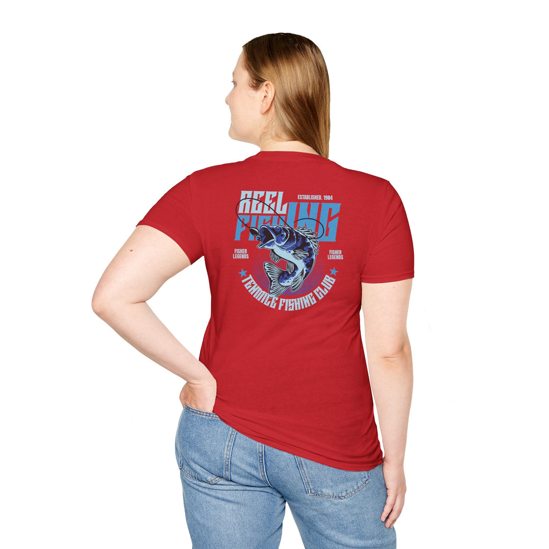 Reel Fishing Logo Graphic T-Shirt