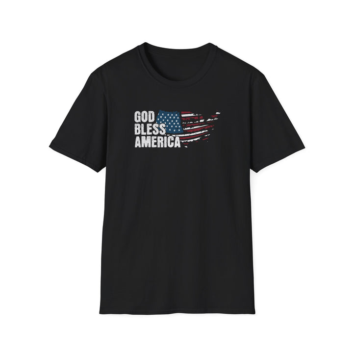 God Bless America Distressed Flag T-Shirt