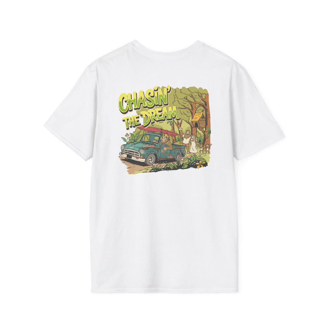 Sammy Sasquatch — "Chasin' The Dream" Vintage Road Trip Graphic Tee
