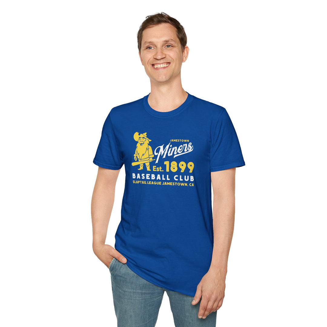 Vintage Baseball Club T-Shirt - Jamestown Miners 1899