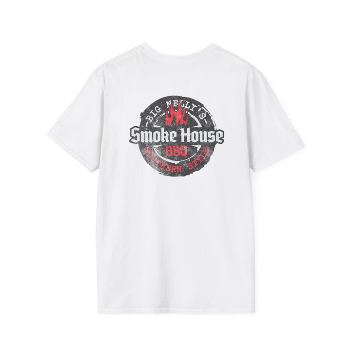 Smoke House BBQ T‑Shirt — Big Nelly’s Vintage BBQ Logo Tee