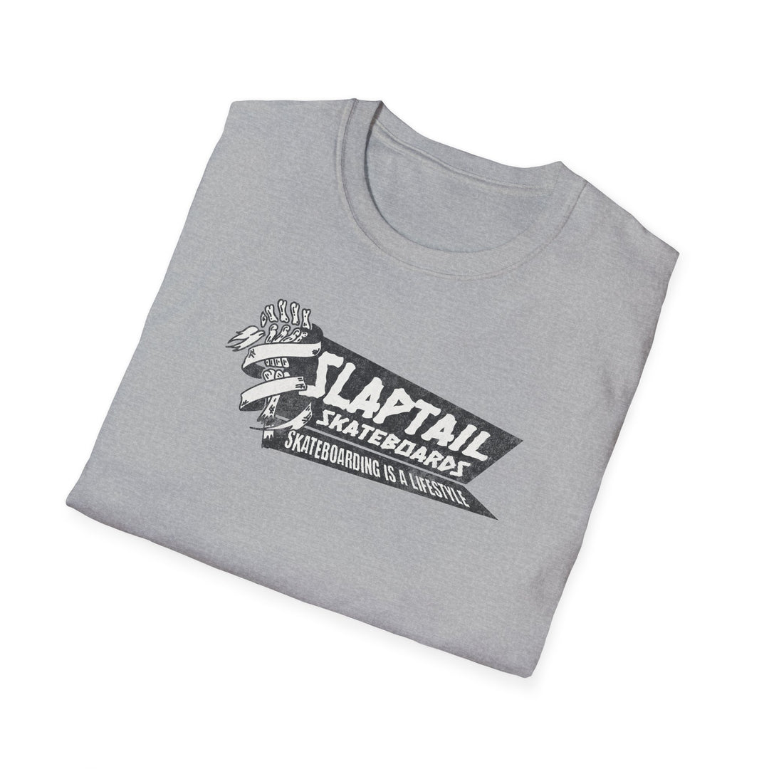 Slaptail Skateboards Retro Banner T-Shirt