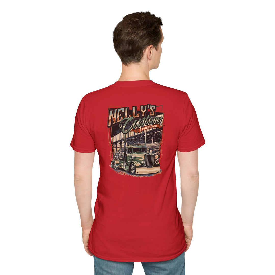 Vintage 'Nelly's Customs' Truck T-Shirt — Retro Truck Graphic Tee