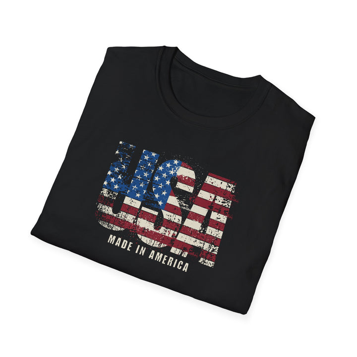 USA Flag Made in America Patriotic T-Shirt
