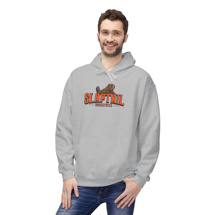 Slaptail Beaver Logo — Gildan SF500 Hoodie