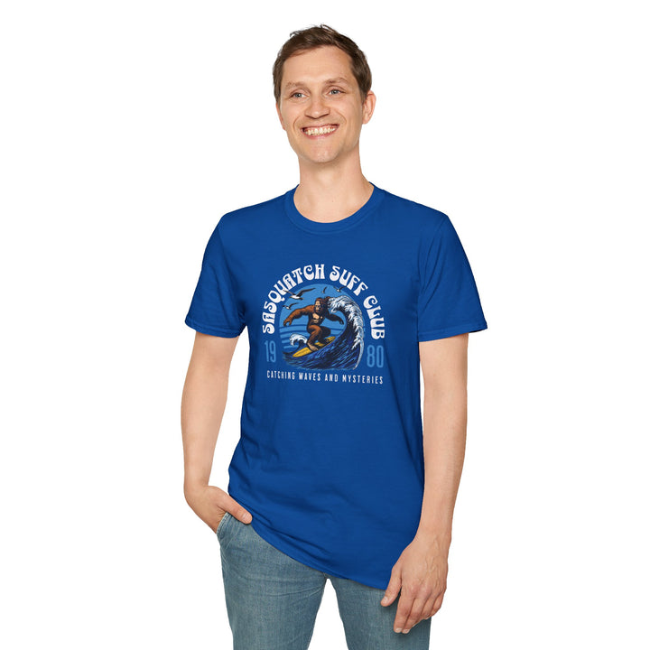 Sasqatch Surf Club Tee — Retro Surfing T-Shirt