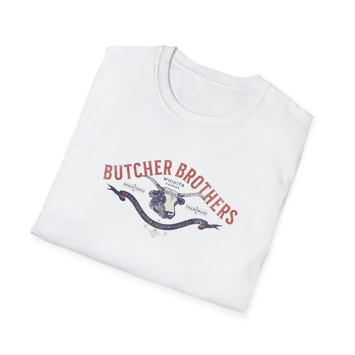 Vintage Butcher Brothers T-Shirt — Retro Beef Logo Tee