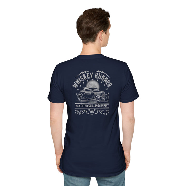 Whiskey Runner T-Shirt — Vintage Distillery Car Graphic Tee