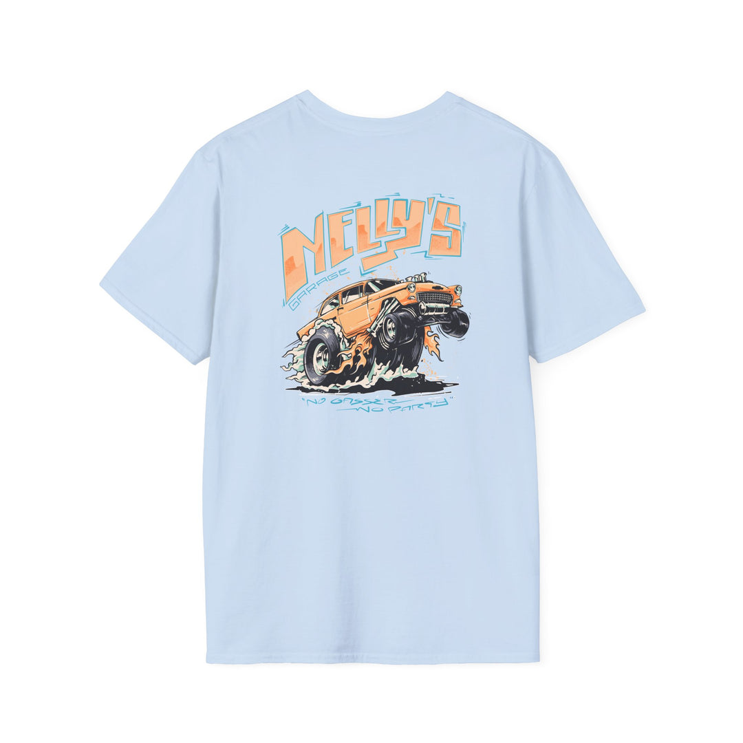 Nelly's Garage Retro Gasser Tee - Chevy Hot Rod T-Shirt
