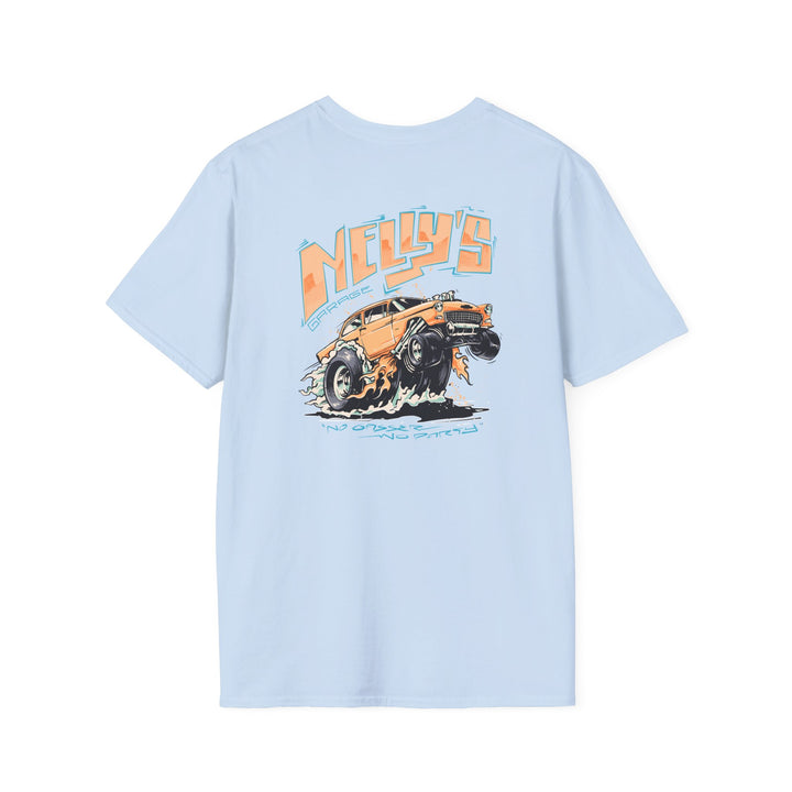 Nelly's Garage Retro Gasser Tee - Chevy Hot Rod T-Shirt