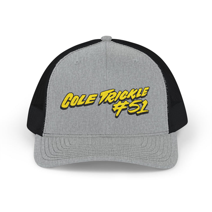 Cole Treckle #52 Trucker Cap - Retro Script Snapback Hat