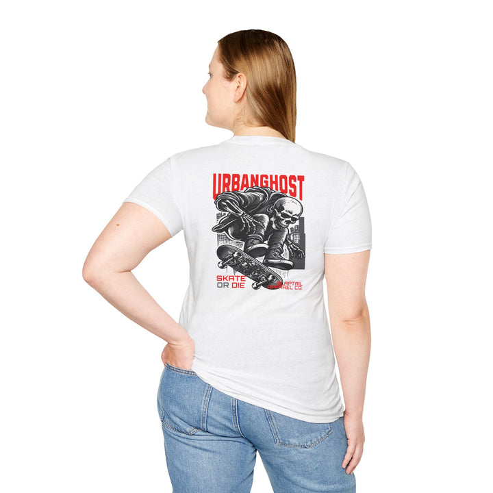 Skate or Die Urban Ghost Skull T-Shirt