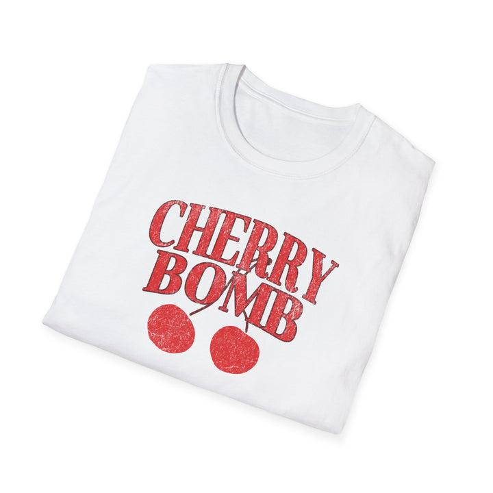 Cherry Bomb T-Shirt — Retro Red Graphic Tee