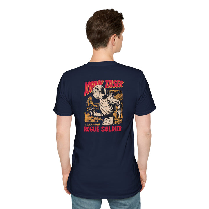 Johnny Taser Rogue Soldier Retro T-Shirt