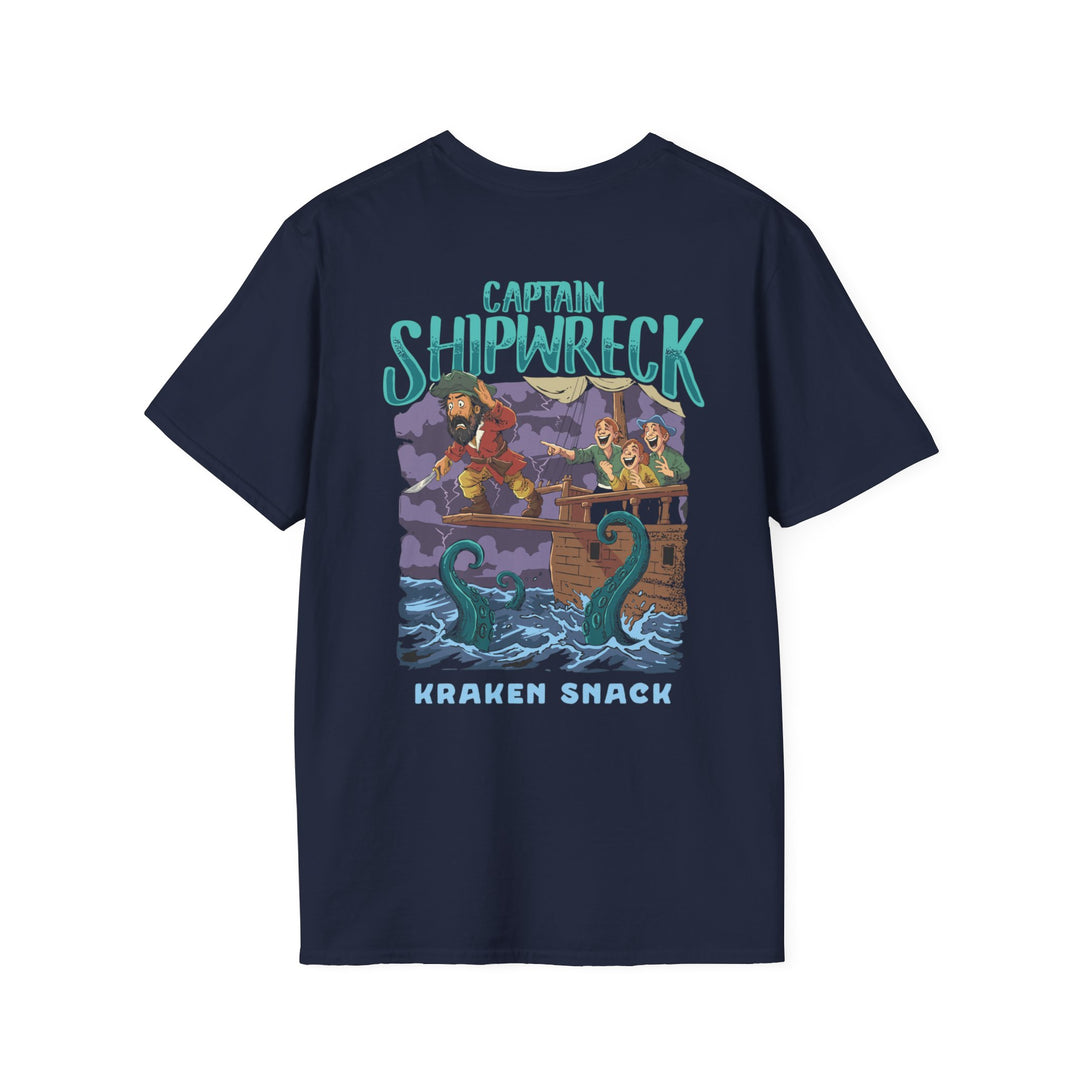 Nautical Adventure Unisex T-Shirt - Captain Shipwreck Design