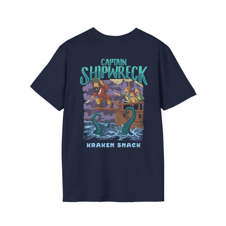 Nautical Adventure Unisex T-Shirt - Captain Shipwreck Design