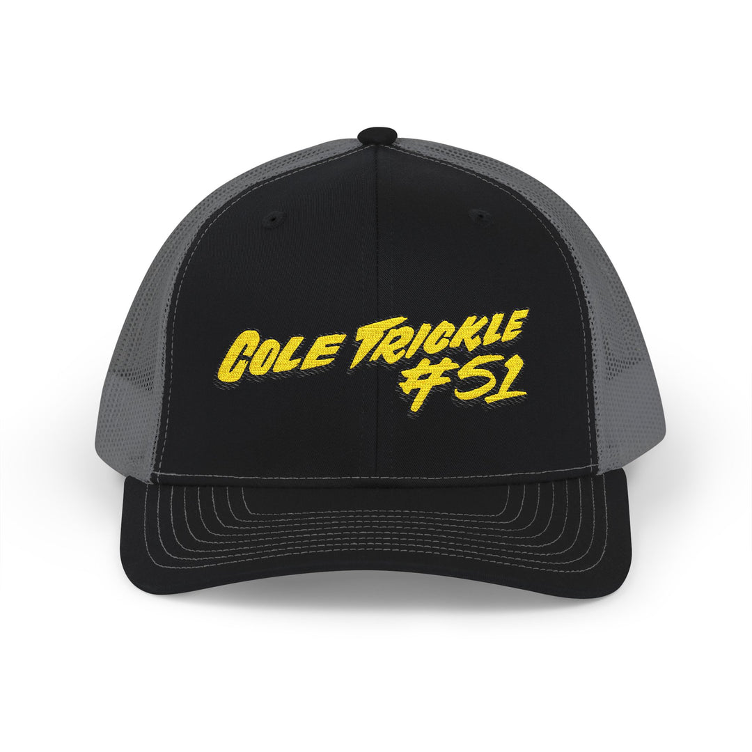 Cole Treckle #52 Trucker Cap - Retro Script Snapback Hat