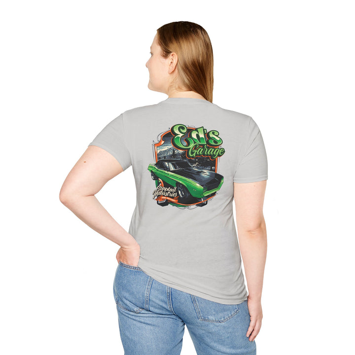 Car Garage T-Shirt — 'Eds Garage' Retro Muscle Car Tee