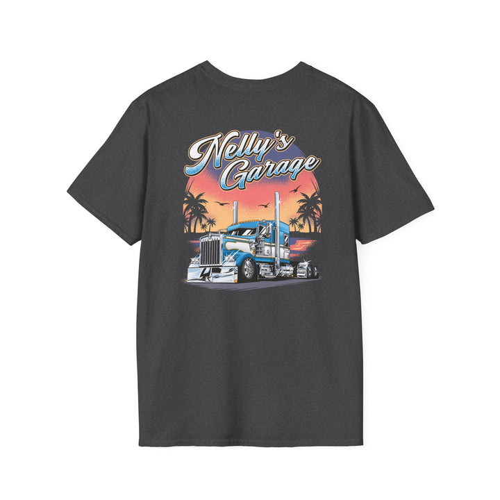 Nelly's Garage Truck Tee — Vintage Kenworth Semi-Truck Graphic T-Shirt