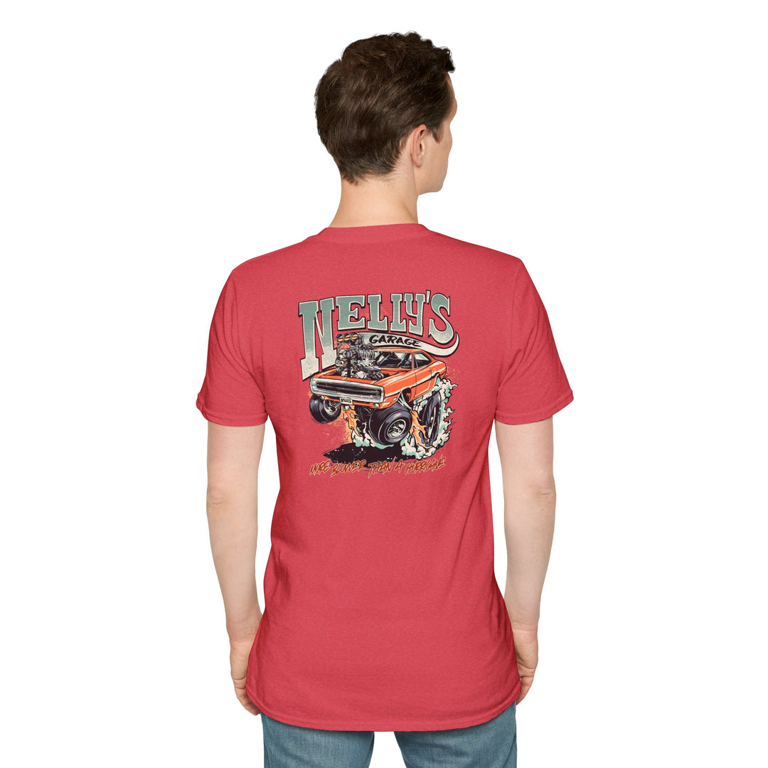 T-Shirt — 'Nelly's Garage' Gasser Edition Vintage Logo Tee