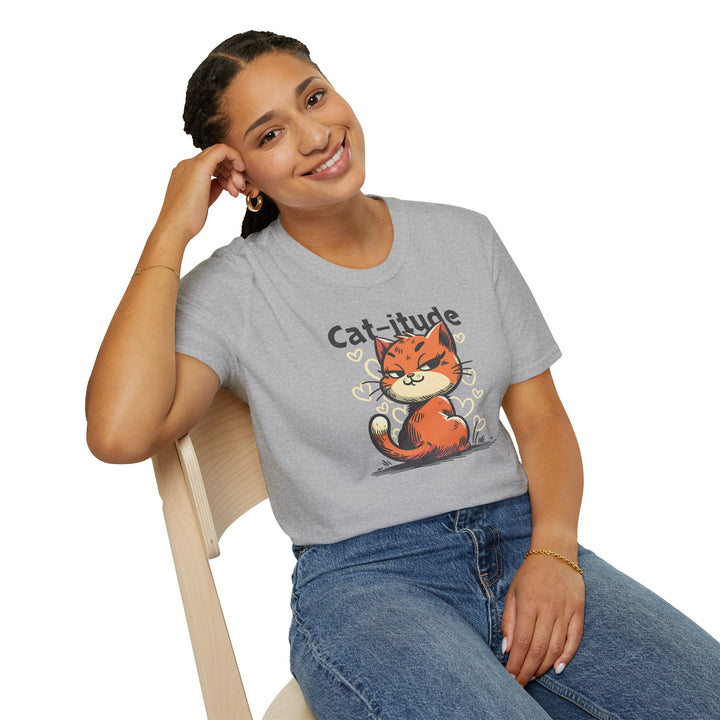 Cat-itude Cute Cat T-Shirt