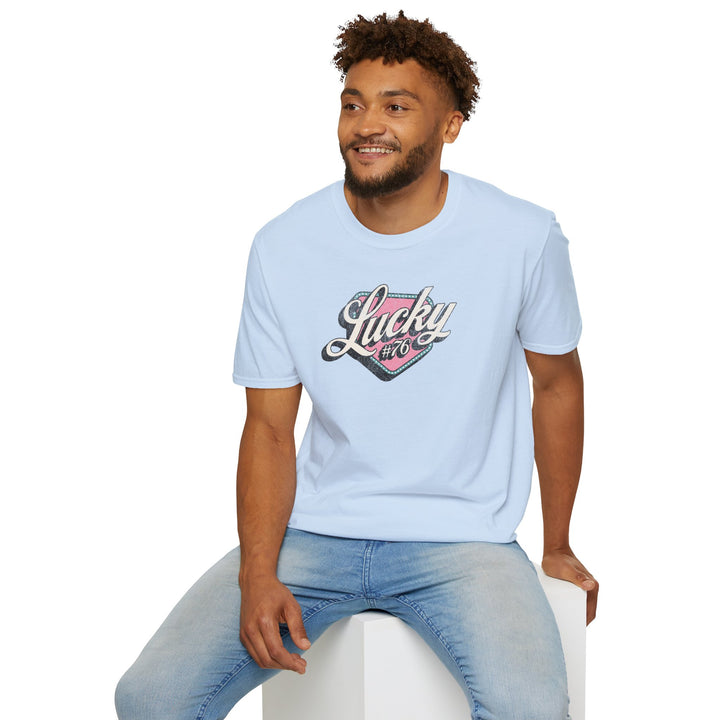 Lucky #76 Graphic T-Shirt — Retro Casino Vibe