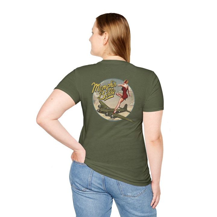 Memphis Belle Vintage Pin-Up T-Shirt