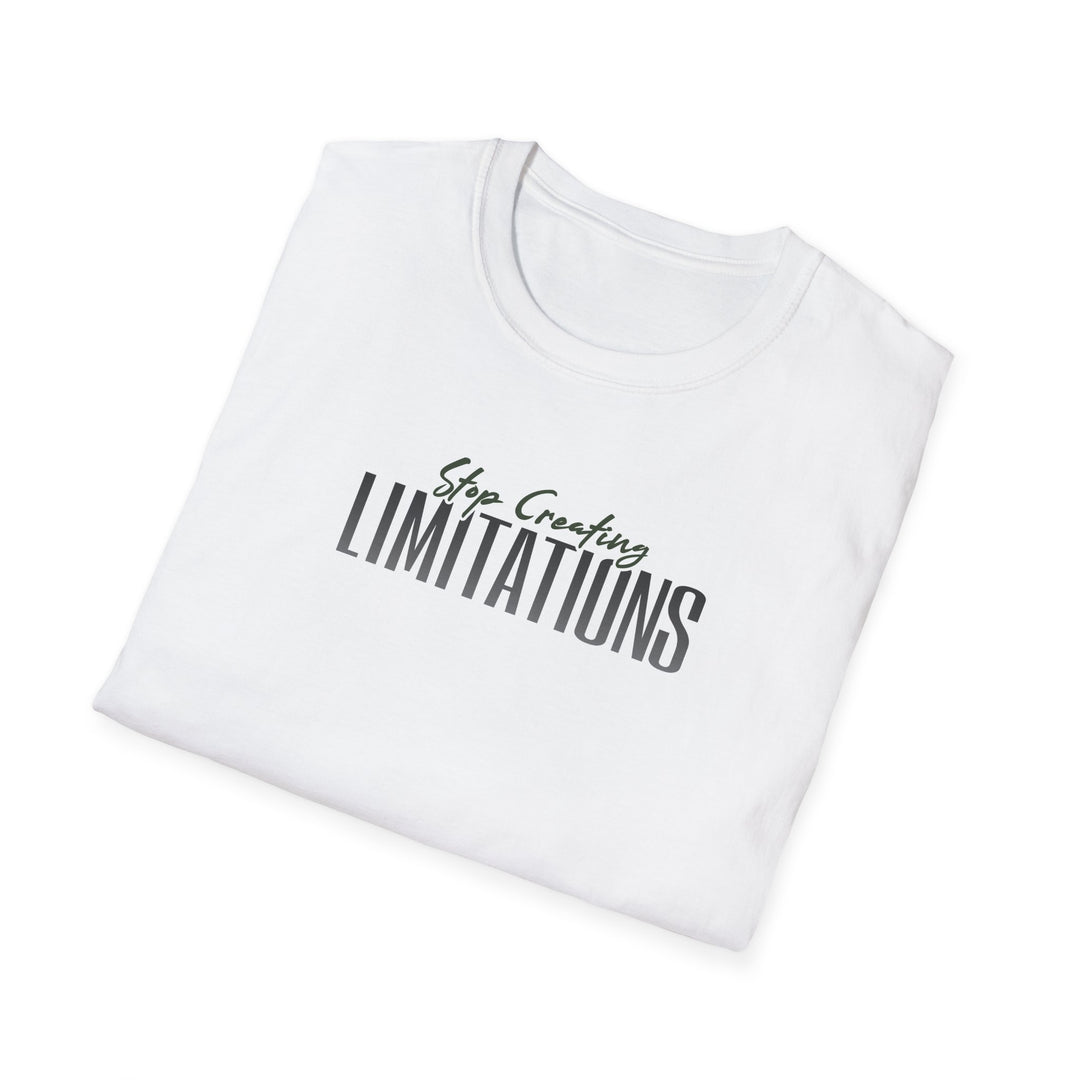 Stop Creating Limitations Mountain T-Shirt