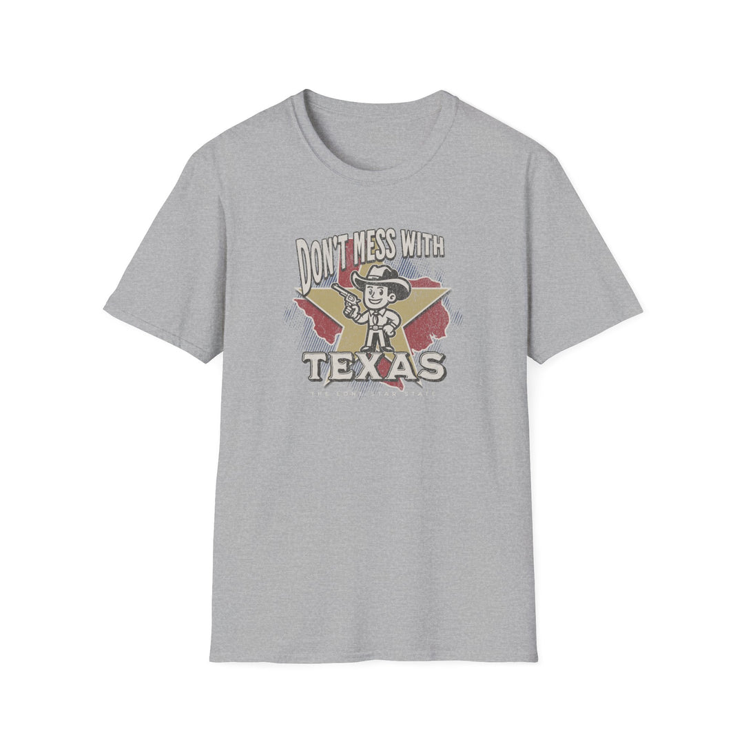 Don't Mess With Texas T-Shirt — Vintage Cowboy State Pride Tee