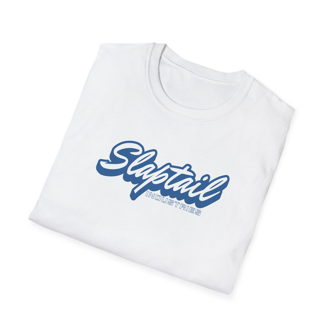 T-Shirt — "Slaptail" Retro Script Logo Tee