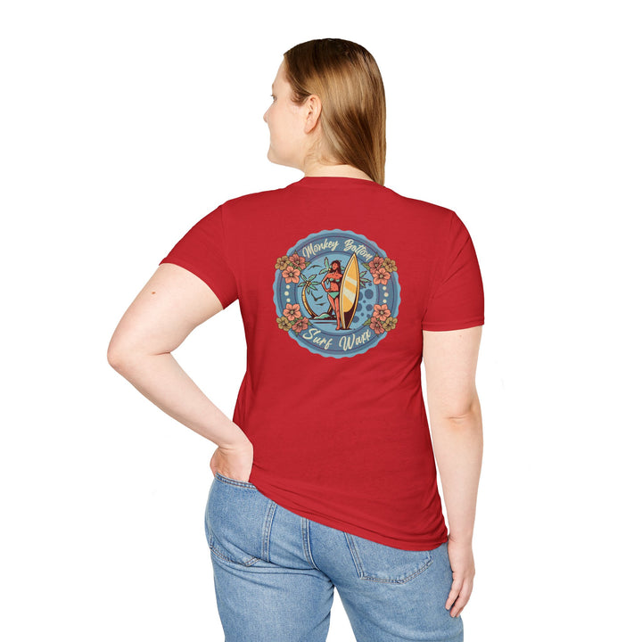 Surf Wax T-Shirt — Monkey Bottom Surf Wax Retro Beach Tee