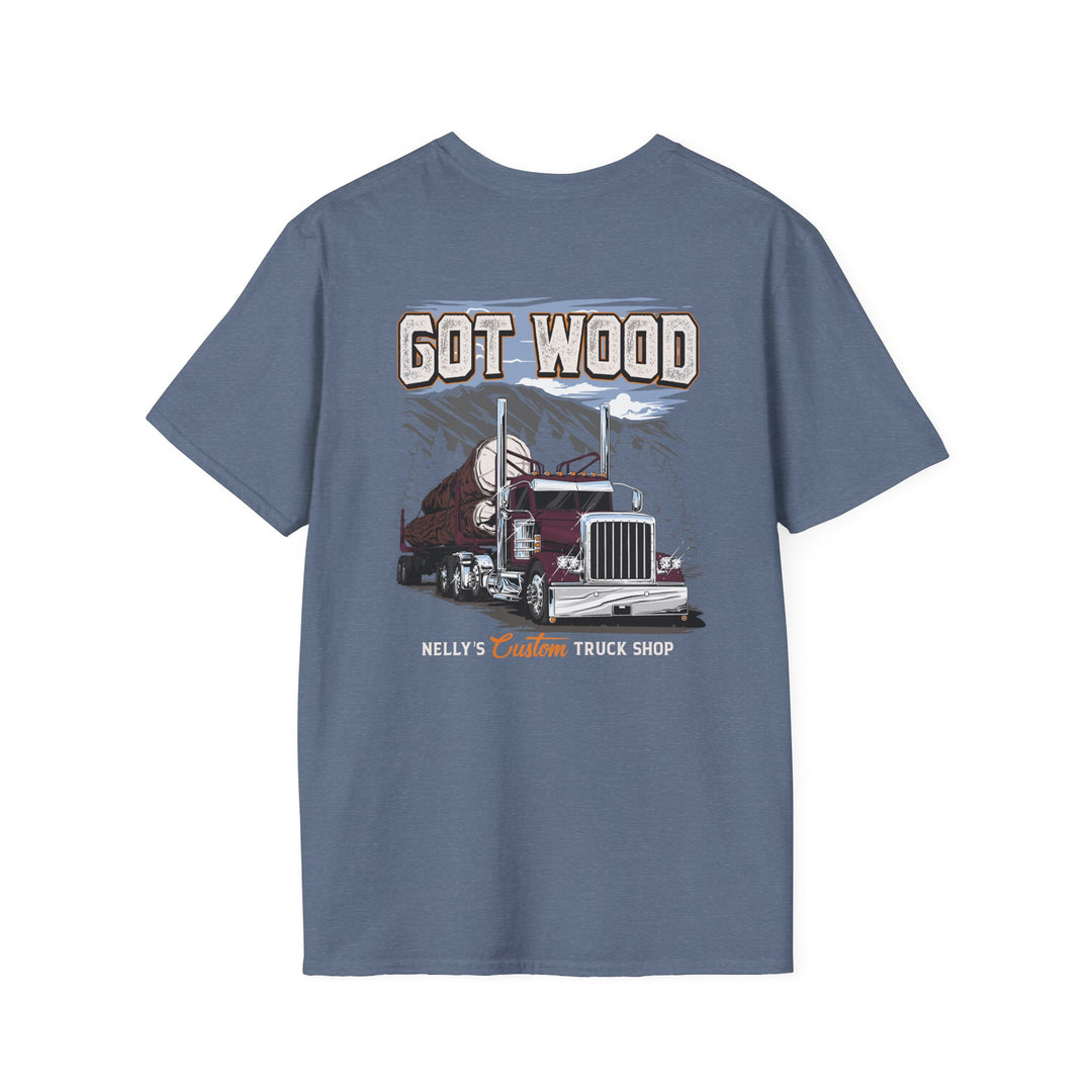 Got Wood Truck T-Shirt — Logging Semi Truck Graphic Tee