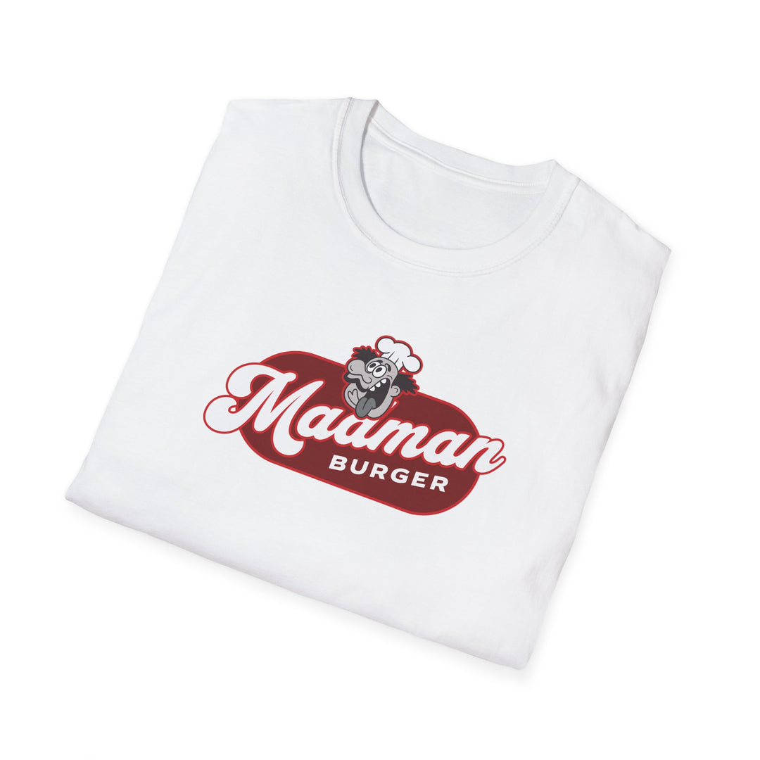 Madman Burger Logo T-Shirt — Retro Diner Graphic Tee