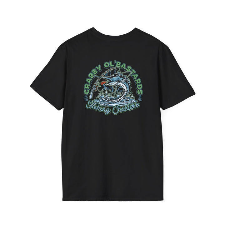 Fishing T-Shirt — “Crabby Ol’ Bastards” Vintage Ocean Angler Tee