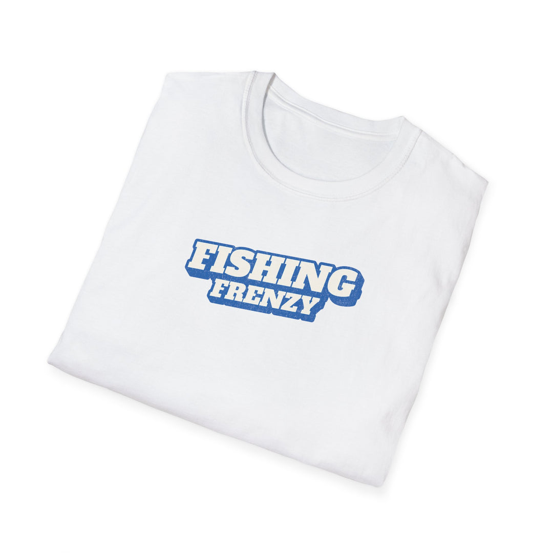 Fishing Frenzy Retro Graphic T-Shirt