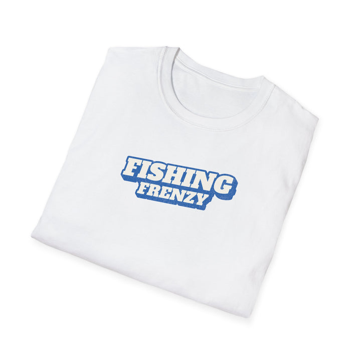 Fishing Frenzy Retro Graphic T-Shirt