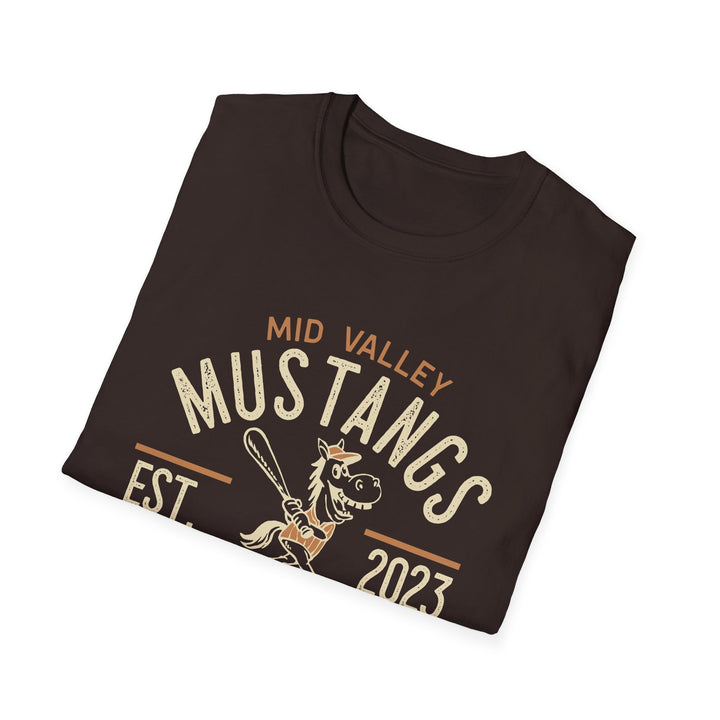 Baseball Club T-Shirt - Mid Valley Mustangs EST. 2023