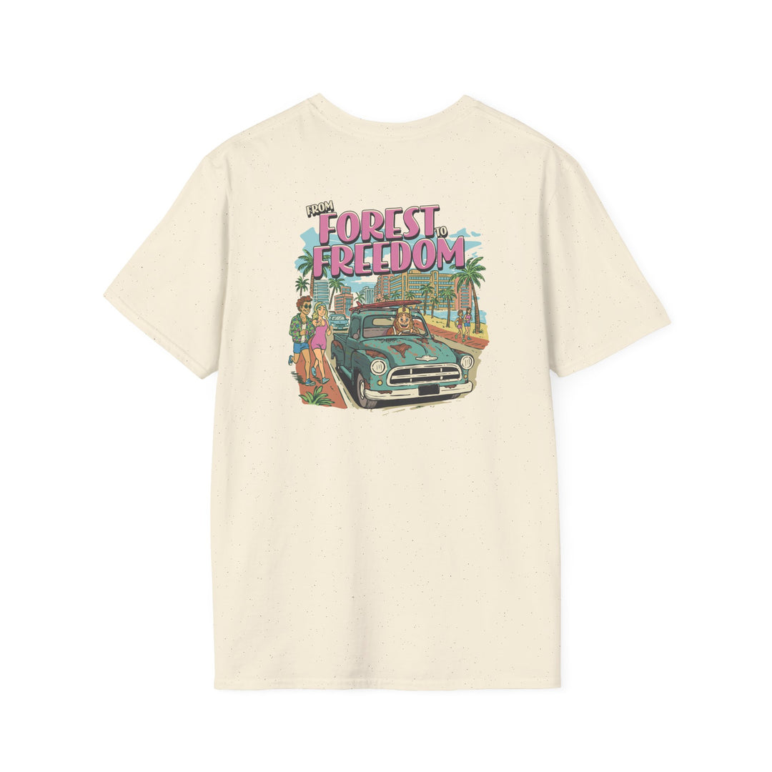 Sammy Sasquatch - Forest Freedom T-Shirt — Retro Roadtrip Graphic Tee