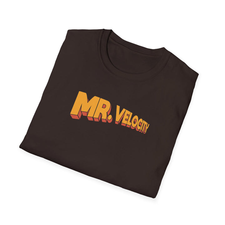 T-Shirt — "MR. VELOCITY" Retro Comic Baseball Graphic Tee