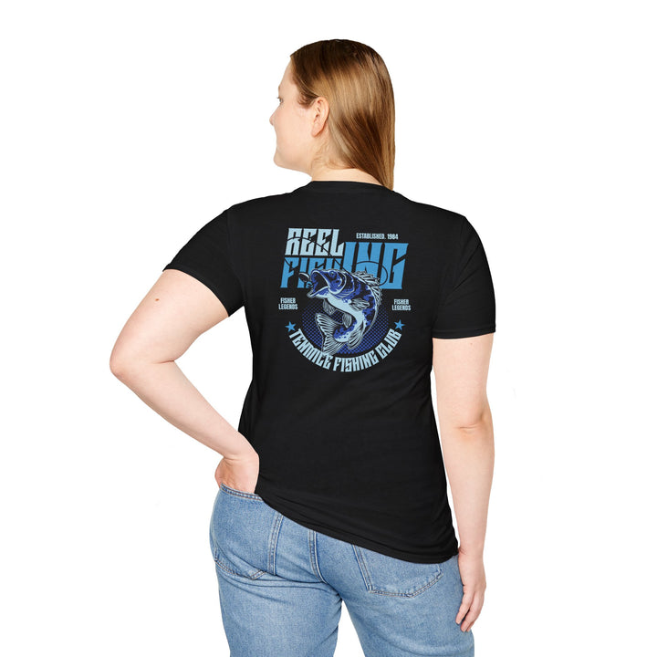 Reel Fishing Logo Graphic T-Shirt
