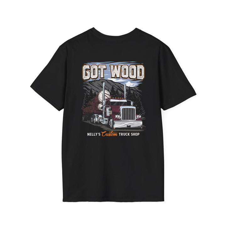 Got Wood Truck T-Shirt — Logging Semi Truck Graphic Tee