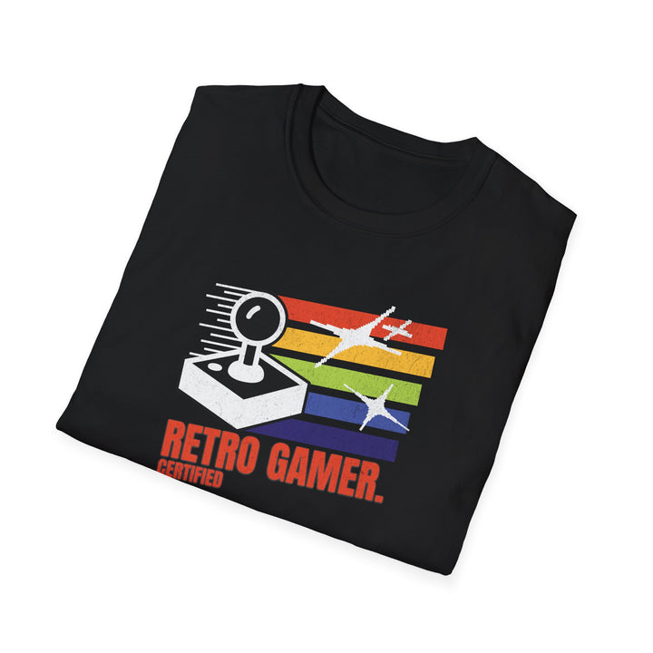 Retro Gamer T-Shirt — Vintage Joystick Graphic