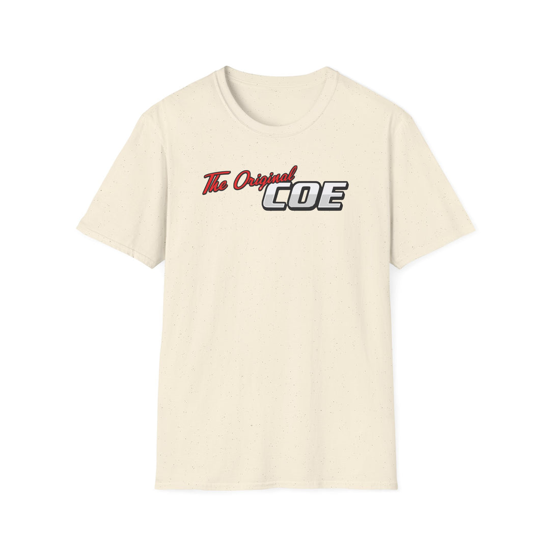 The Original Coe Truck T-Shirt - Retro Red Pickup Barn Graphic Tee